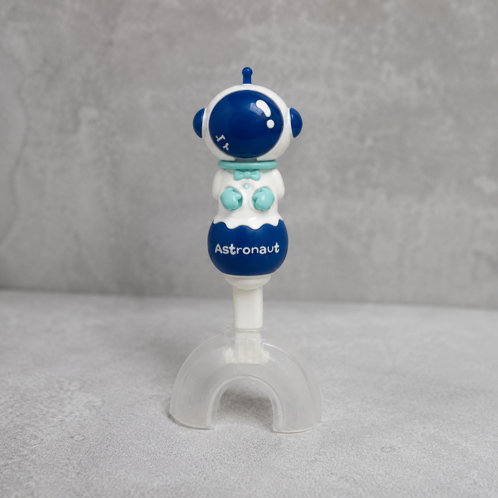 Blue Astronaut Kids U-Shaped Toothbrush (YM764)