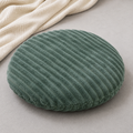 Corduroy Round Floor Cushion - Green (YM1869)