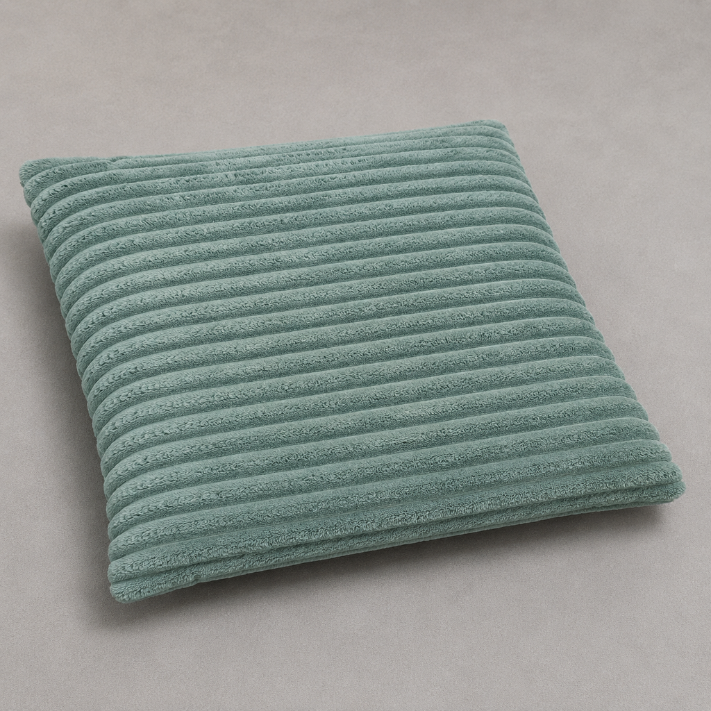 Corduroy Square Throw Pillow - Light Green (YM1866)