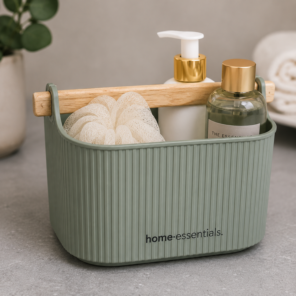 Green Bathroom Storage Basket (YM2105)