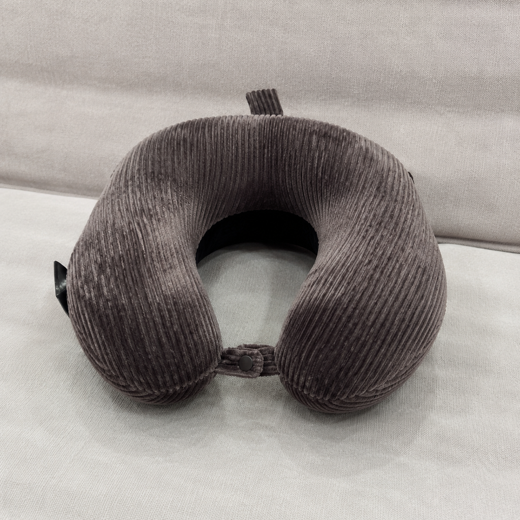 Grey Premium Travel Neck Pillow (YM1860)