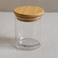 Glass Storage Container with Bamboo Lid (YM1708)