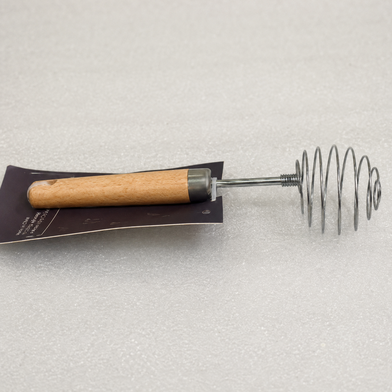 Steel Wooden Handle Kitchen Whisk (YM1657)