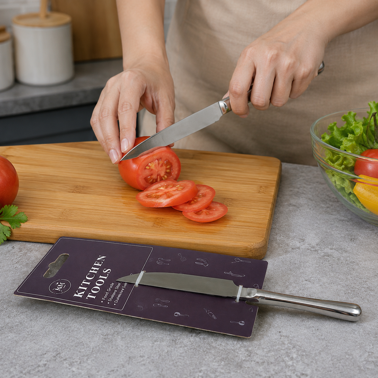 Premium Stainless Steel Kitchen Knife (YM204)