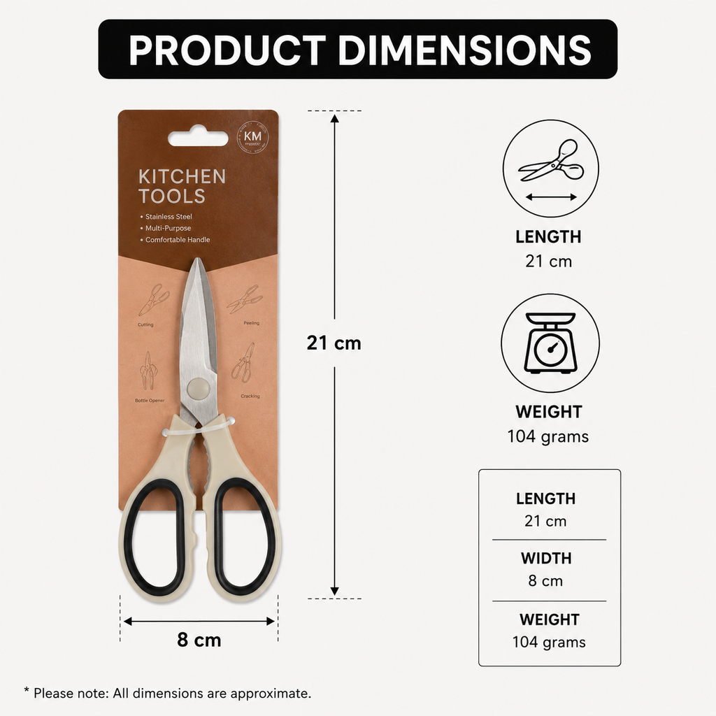 Premium Multi-Purpose Kitchen Scissors (YM2049)