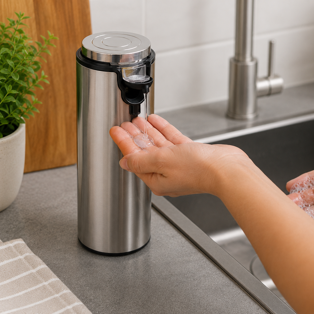 Premium Stainless Steel Soap Dispenser (YM2102)