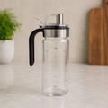 Glass Oil Dispenser Bottle with Flip Spout & Handle (YM051)