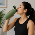 Green Stainless Steel Water Bottle (YM2203)