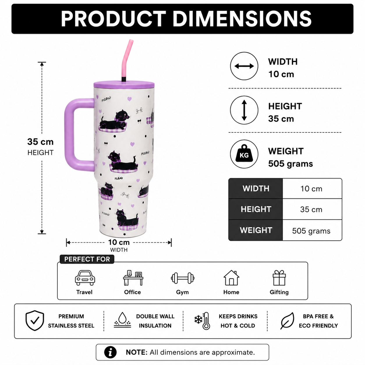 Premium Insulated Tumbler Mug (YM2621)
