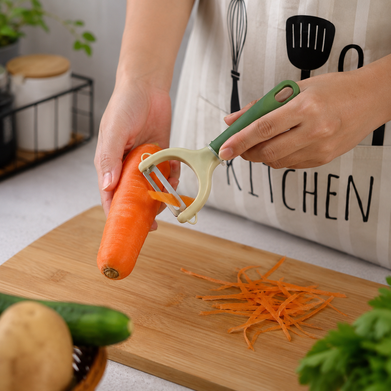 Premium Green Kitchen Peeler (YM942)