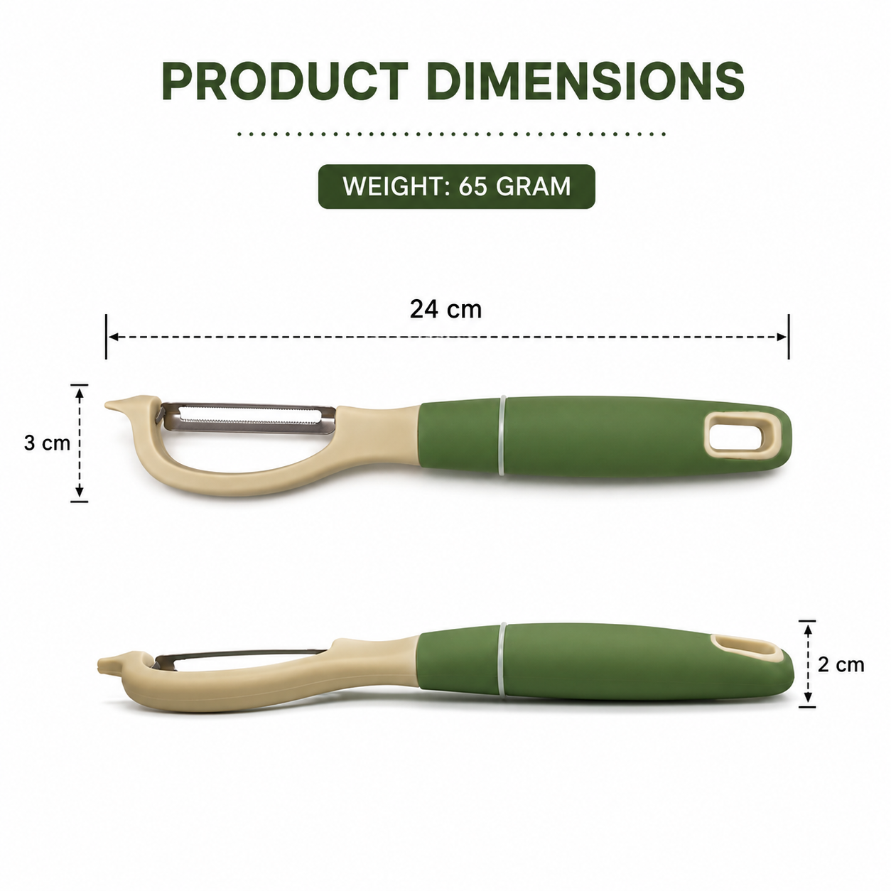 Premium Green Kitchen Peeler (YM938)