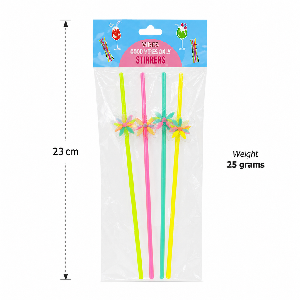 Plastic Drinking Straw Set (YM890)