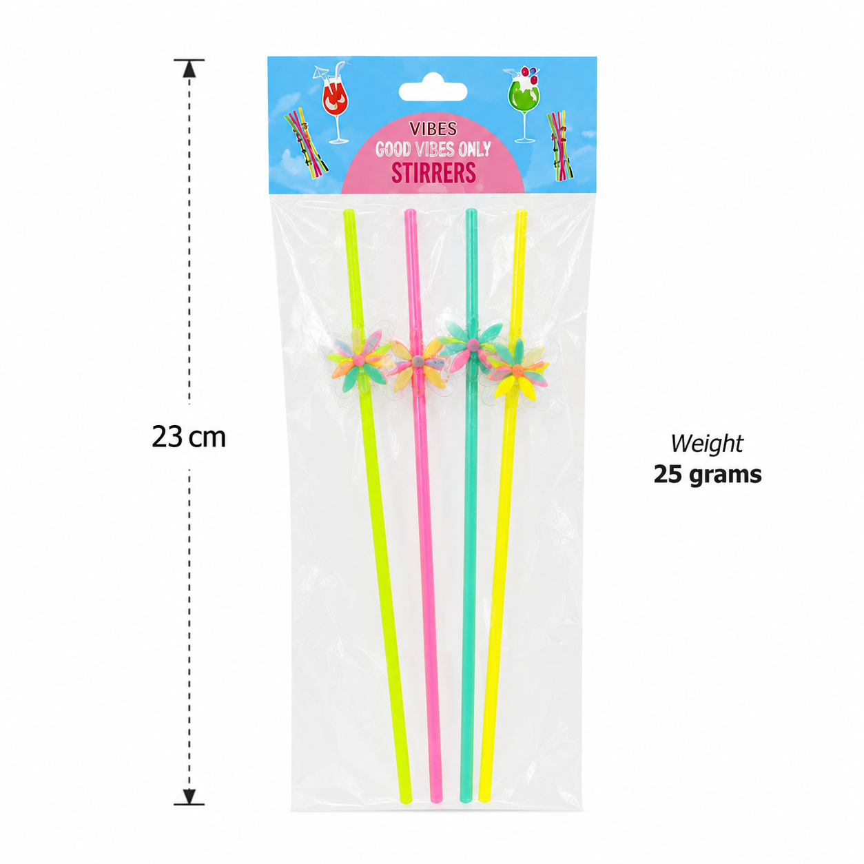 Plastic Drinking Straw Set (YM890)