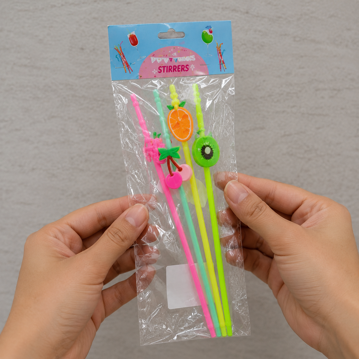 Plastic Drinking Straw Set (YM888)