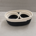 Black & Beige Nesting Storage Baskets (YM911)