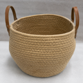 Beige Woven Rope Storage Basket (YM912)