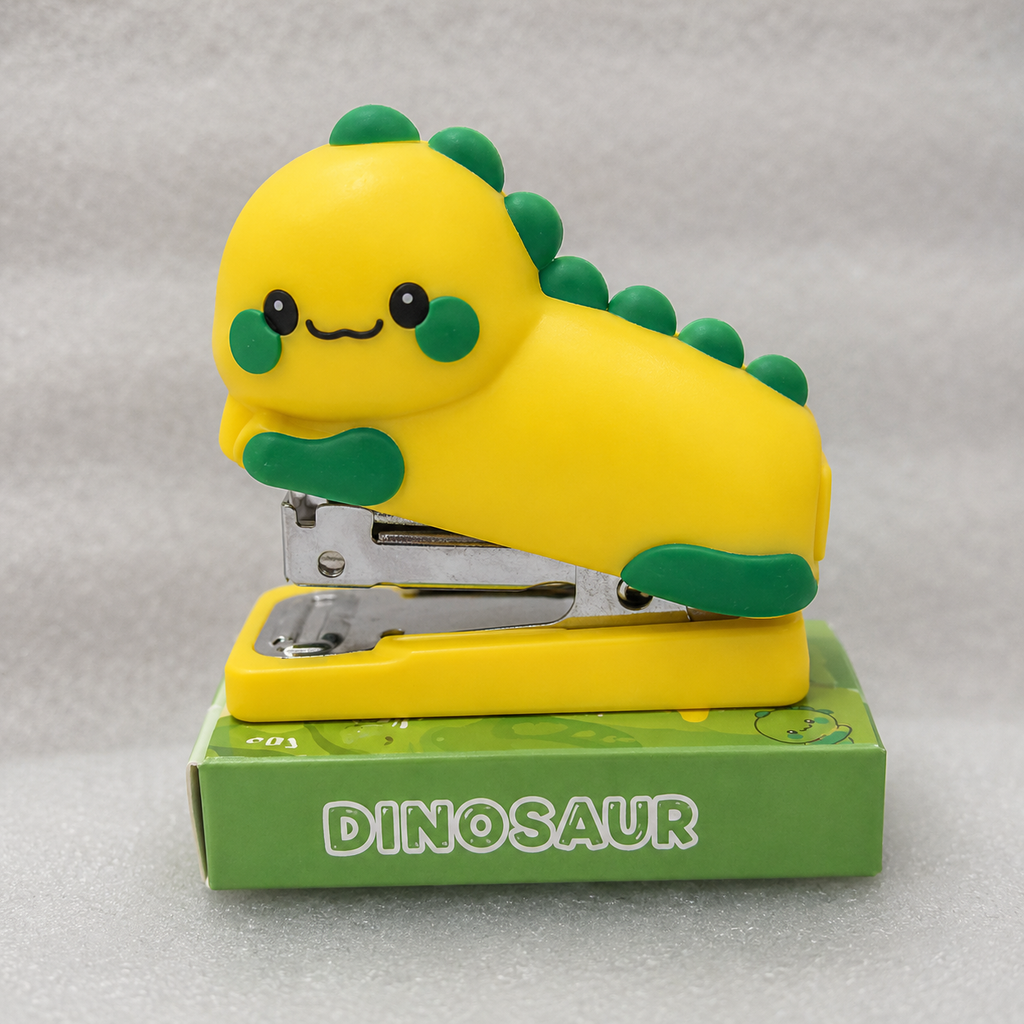 Yellow Dinosaur Mini Stapler (YM877)