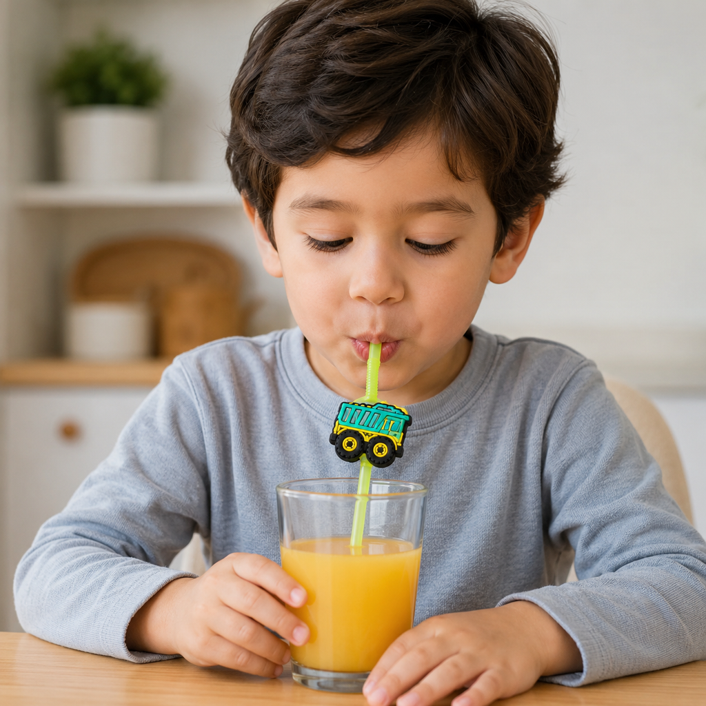 Plastic Drinking Straw Set (YM892)