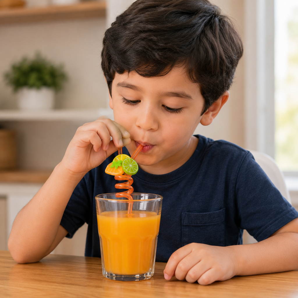 Plastic Drinking Straw Set (YM895)