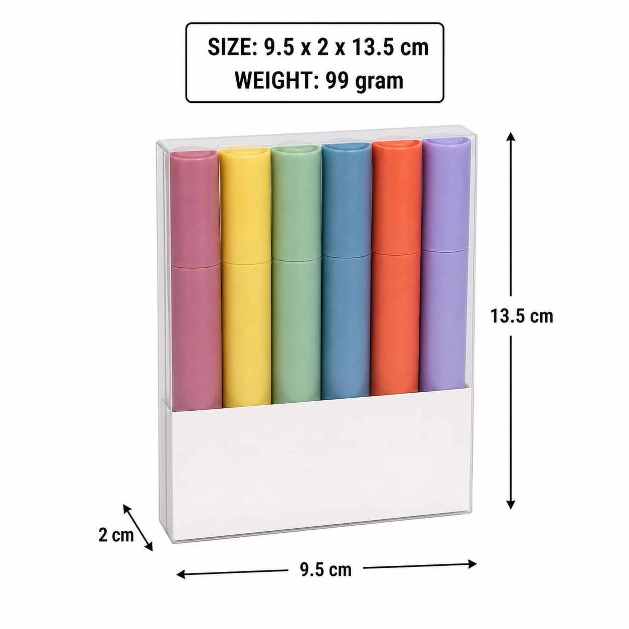6-Piece Theme Highlighter Set (YM829)