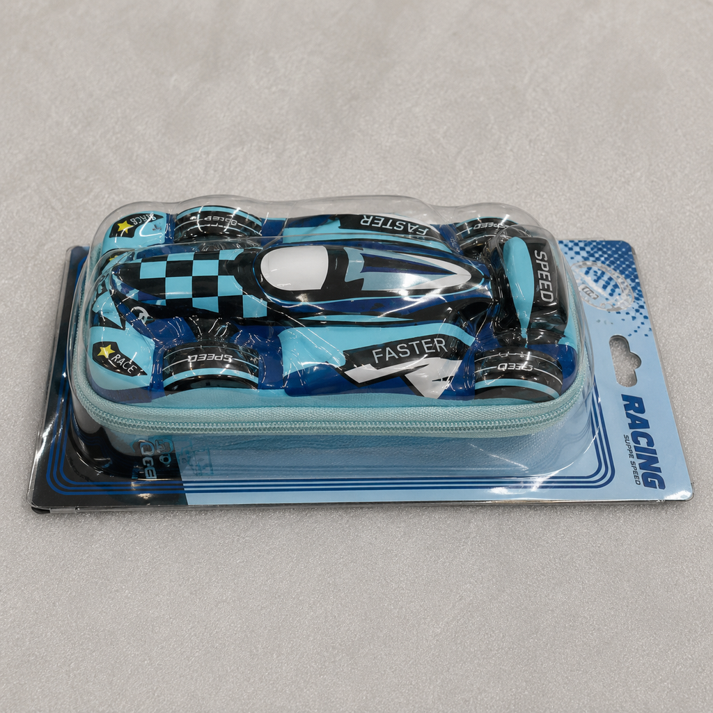 Blue Racing Car Pencil Box (YM824)