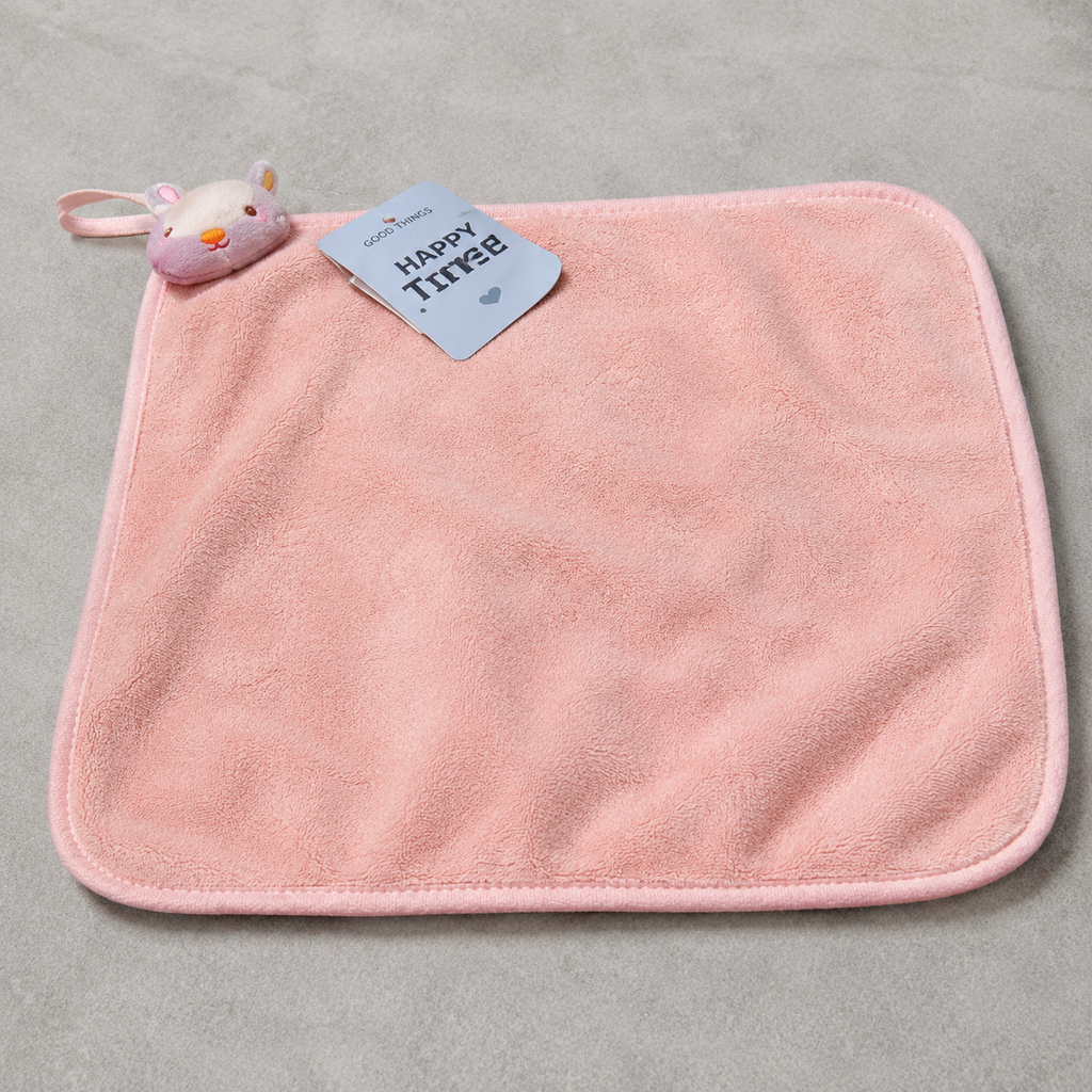 Pink Plush Hand Towel (YM755)