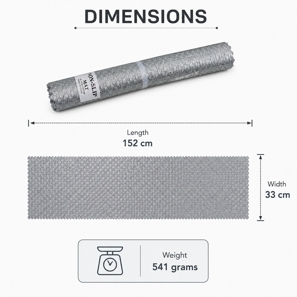 Silver Non-Slip Table Mat (YM727)