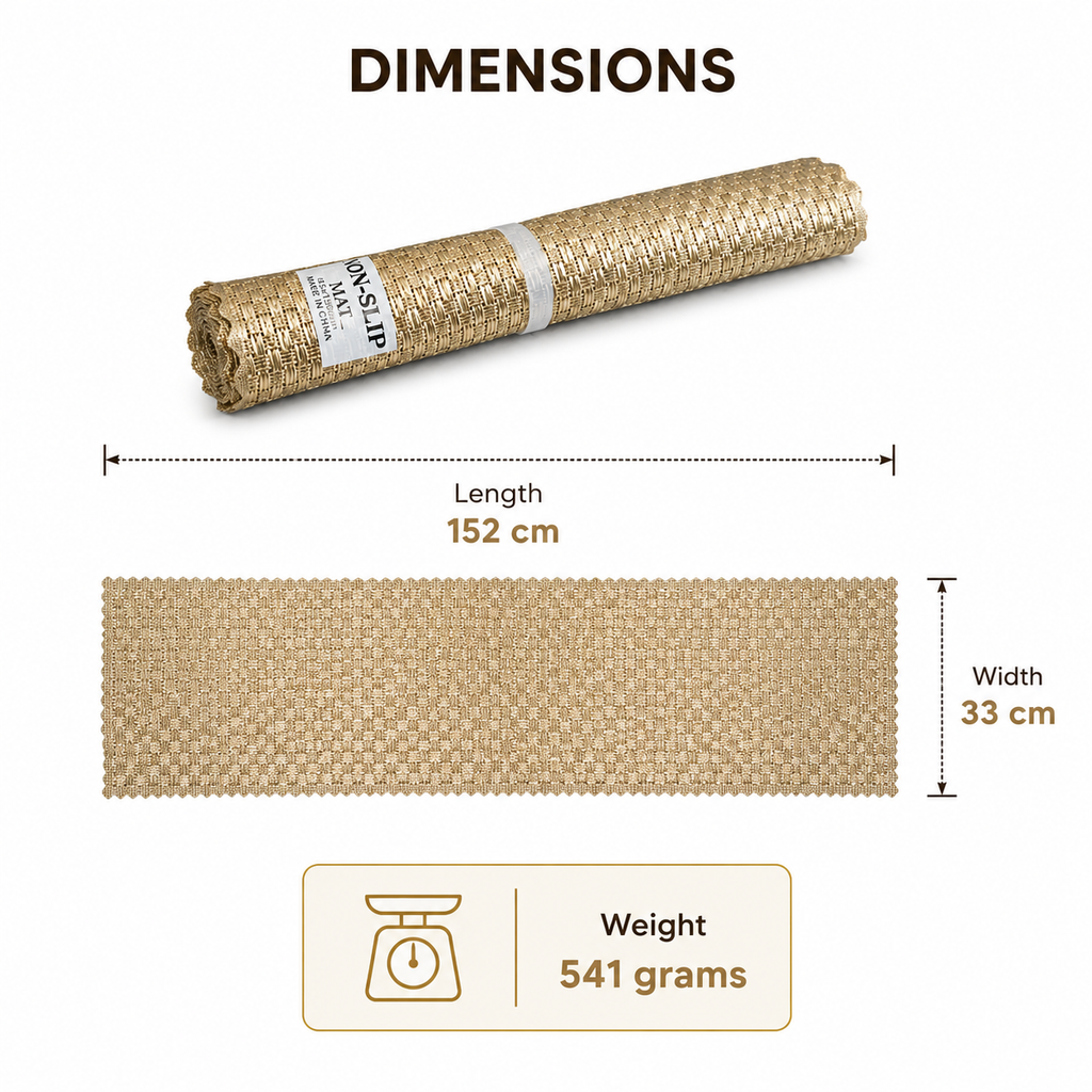Golden Non-Slip Table Mat (YM727)