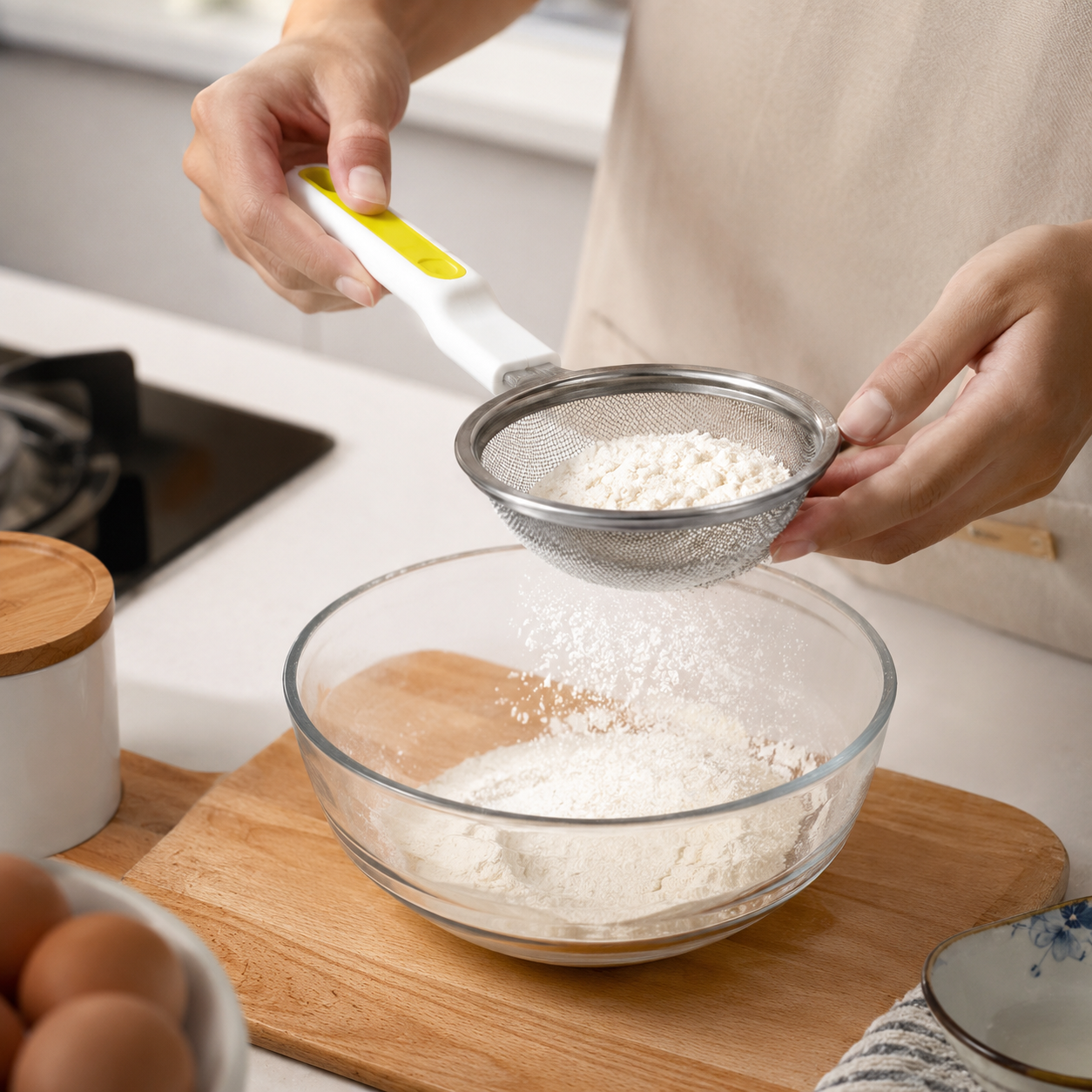 Premium Stainless-Steel Kitchen Strainer (YM580)