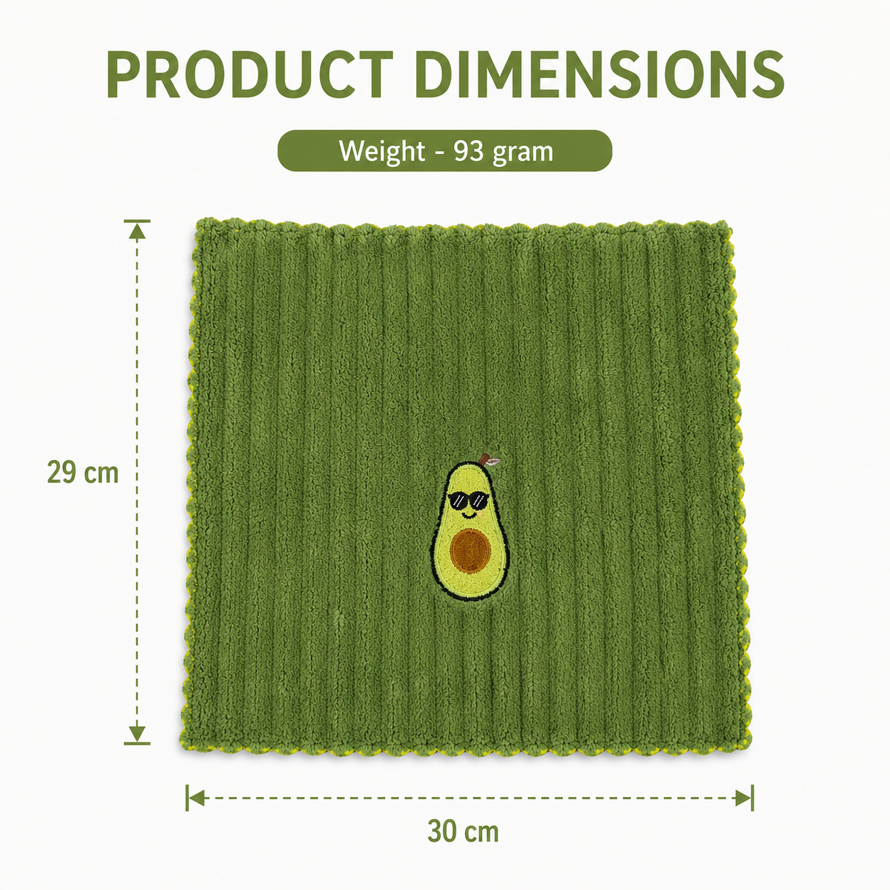 Soft Waffle Kitchen Towels Set of 4- Multi (YM360)