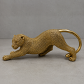 Handcrafted Metal Leopard Figurine (YM2292)