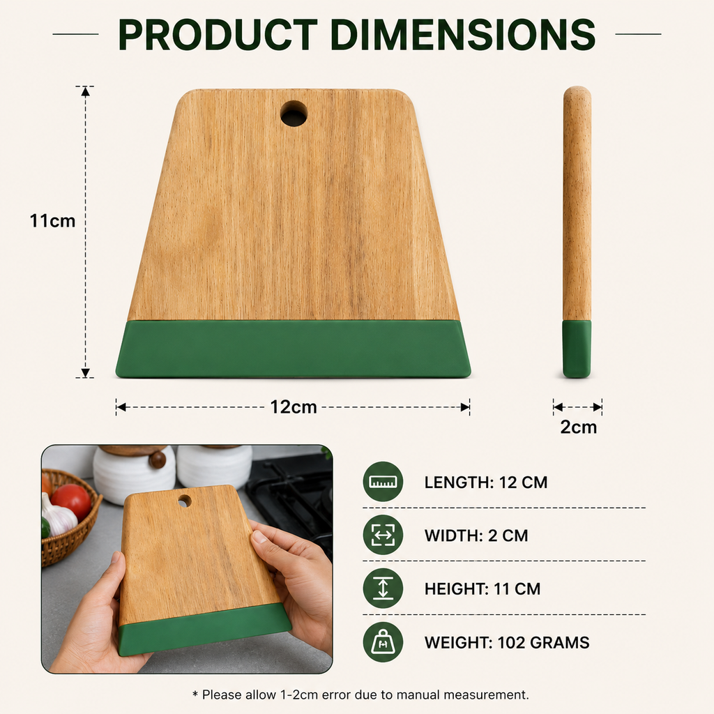 Wooden Kitchen Spatula Scraper (YM933)
