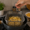 Premium Stainless Steel Deep Fry Strainer Basket (YM2007)