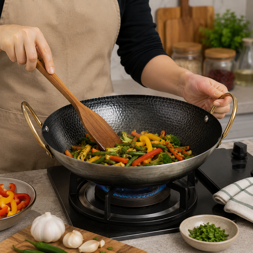Premium Honeycomb Non-Stick Cookware Kadai (YM1605)