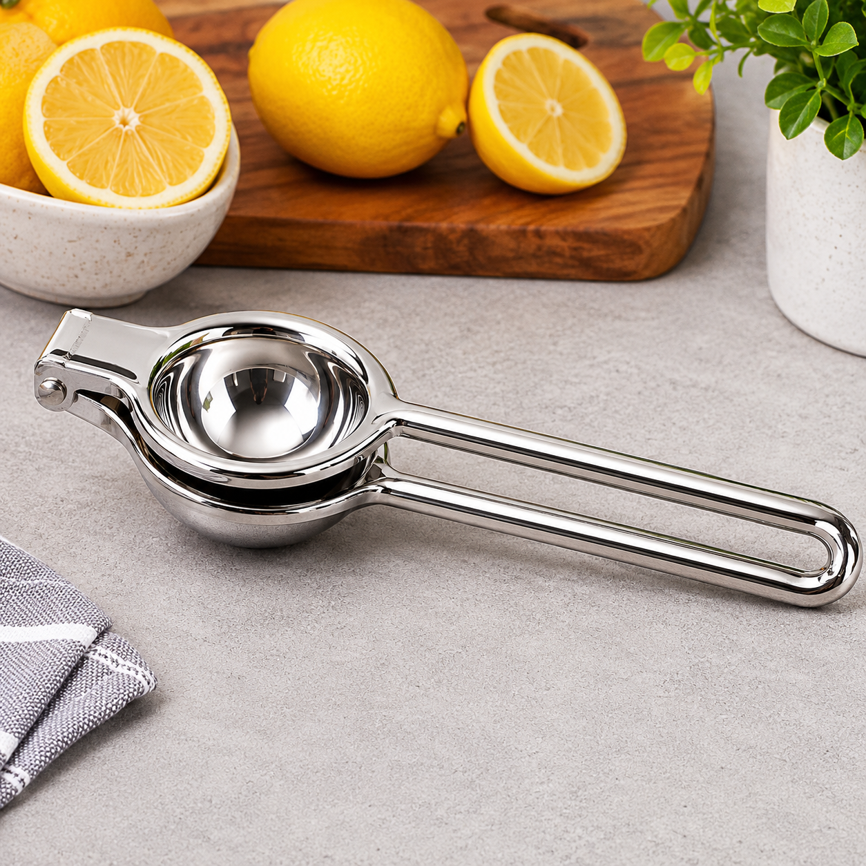 Premium Stainless Steel Lemon Squeezer (YM1077)