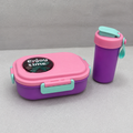 Purple, Pink Kids Lunch Box & Water Bottle Set (YM2504)