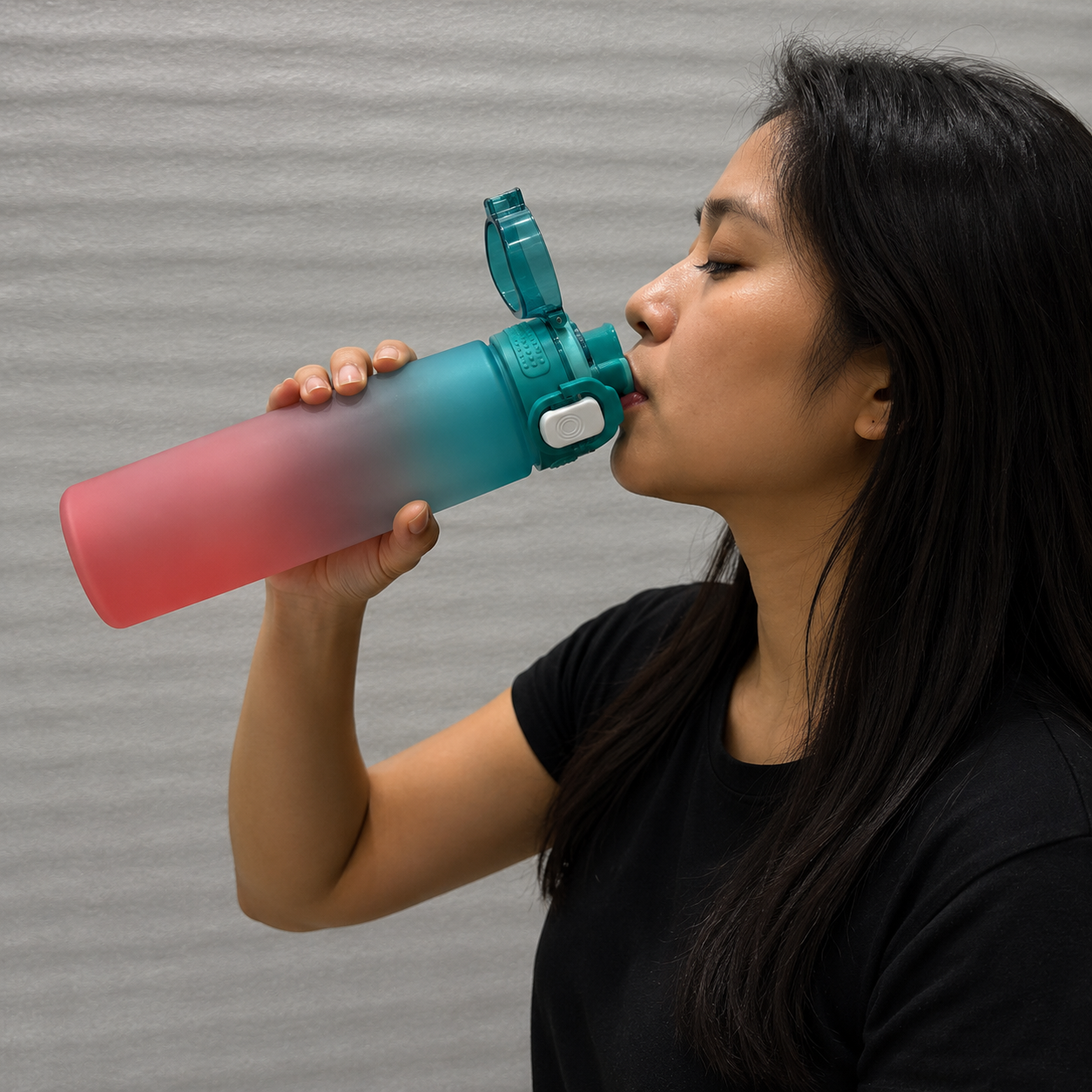 Green Insulated Sports Water Bottle (YM638)
