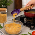 Premium Kitchen Scoop Tool with Wooden Handle (YM1482)