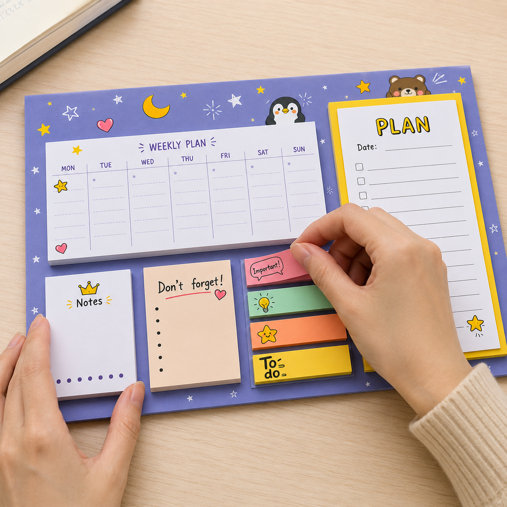 Premium Cute Planner Sticky Notes Board (YM1194)