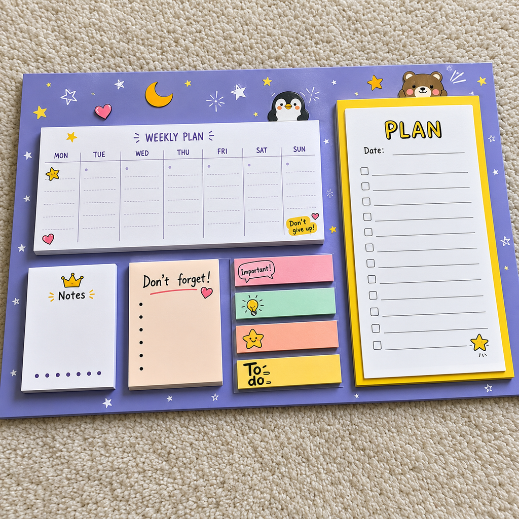 Premium Cute Planner Sticky Notes Board (YM1194)