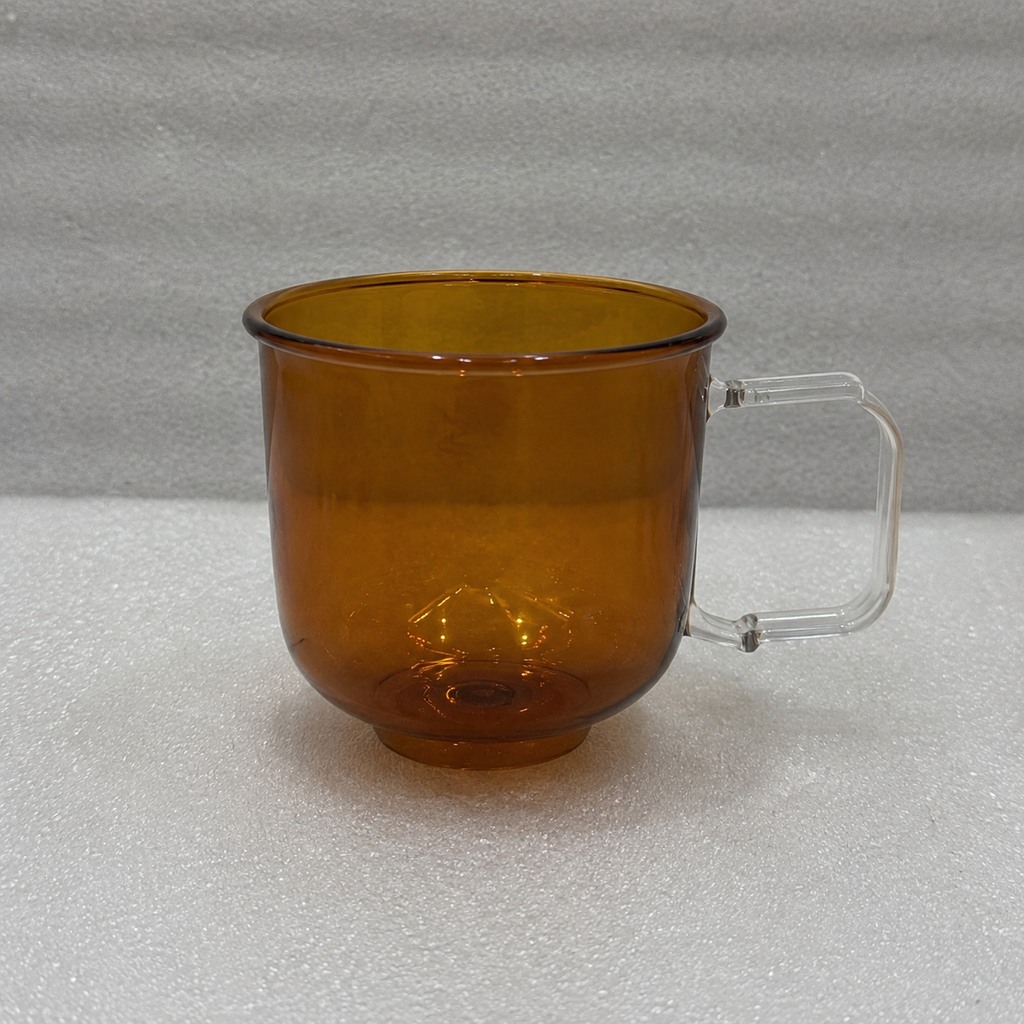 Yellow Glass Mug with handle (YM1683)