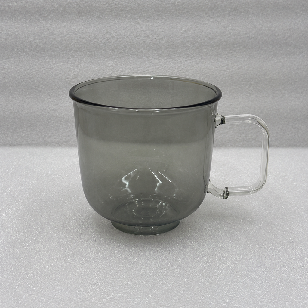Black Glass Mug with handle (YM1683)