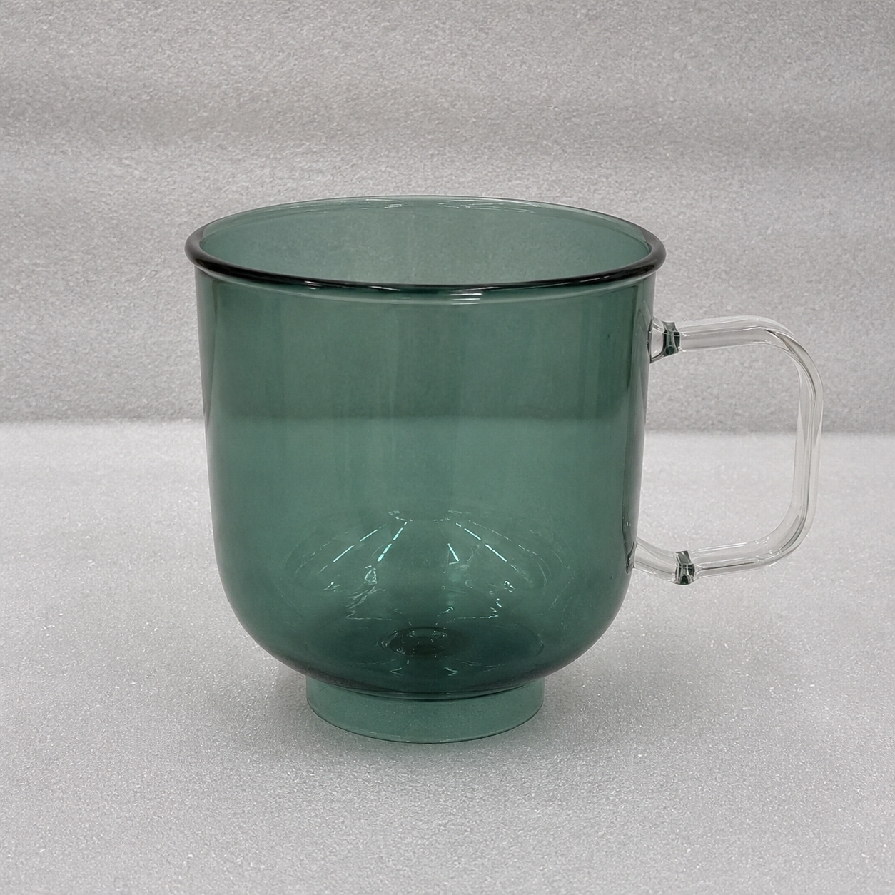 Green Glass Mug with handle (YM1683)