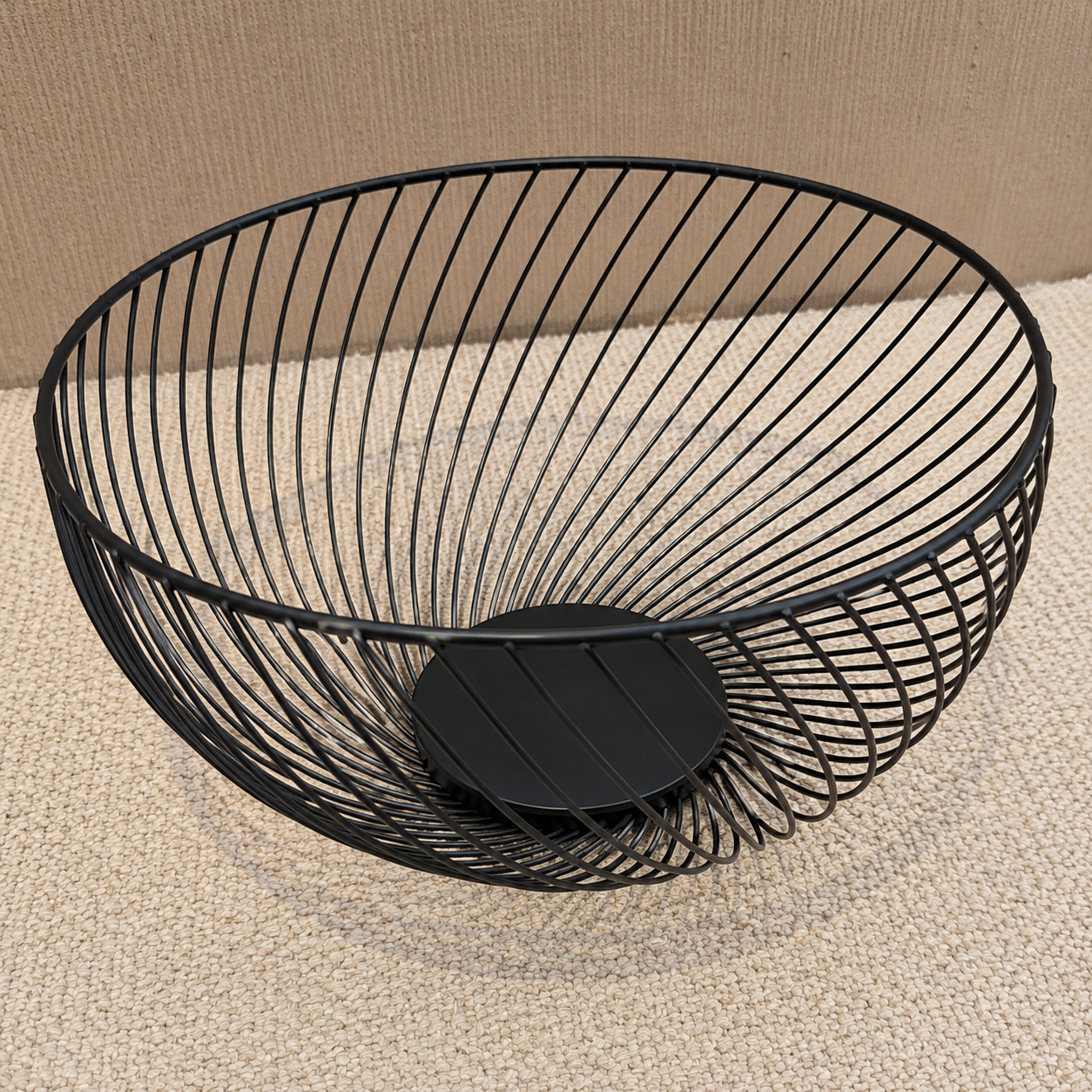 Modern Black Wire Fruit Basket (YM1022)