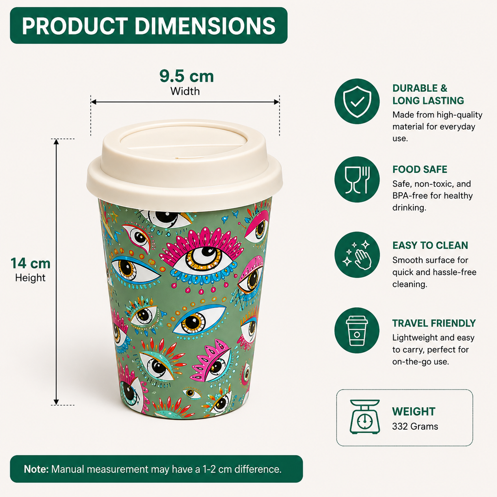Minimalist Green Ceramic Coffee Mug (YM2827)