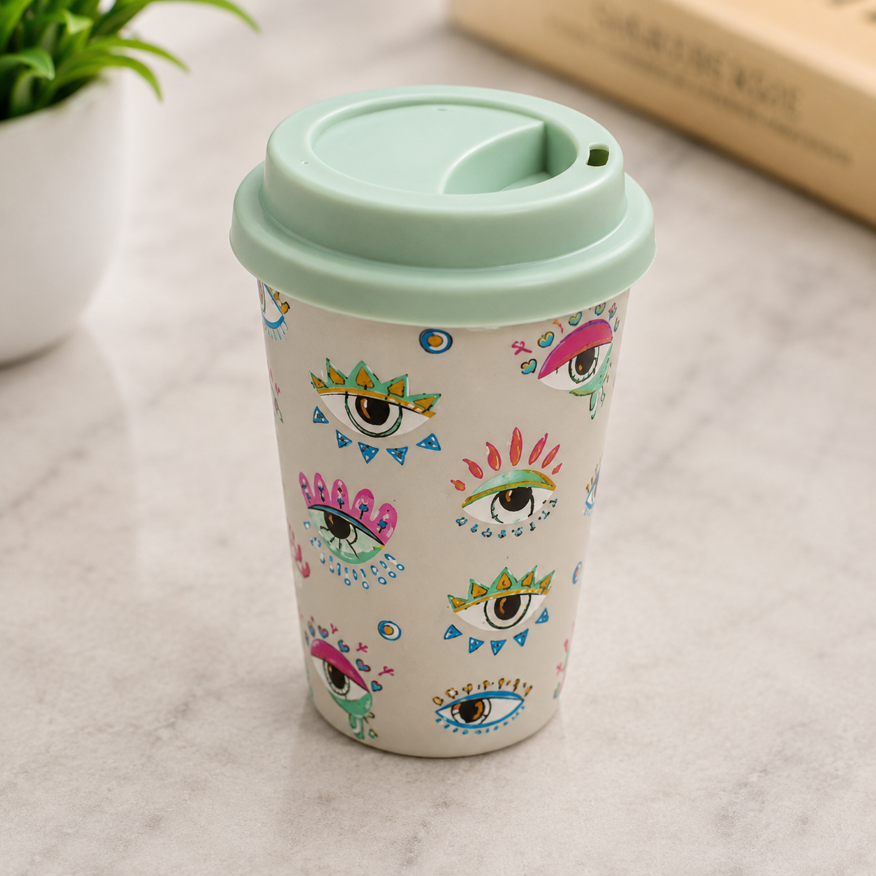 Minimalist Grey Ceramic Coffee Mug (YM2827)
