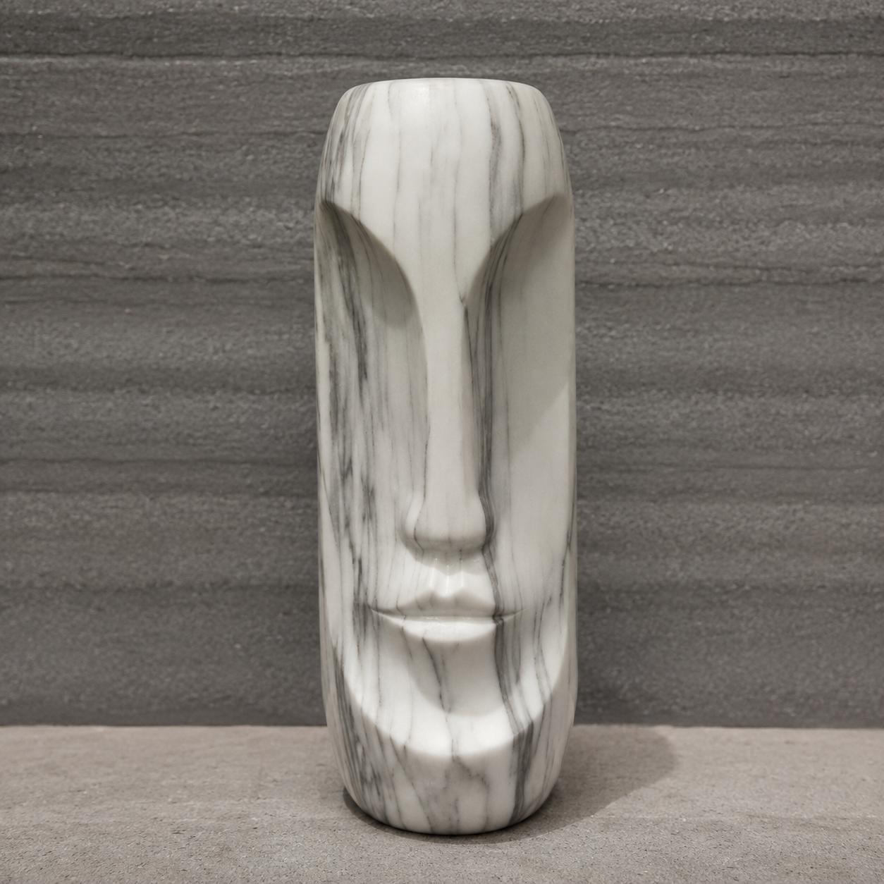 Marble Face Abstract Decorative Vase Sculpture (YM1357)