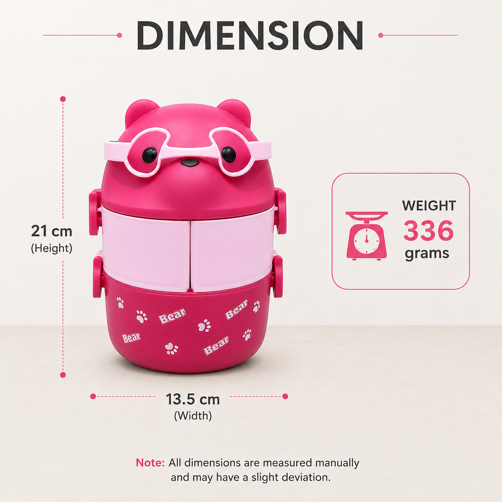 Cute Pink Cat Face Kids Lunch Jar (YM515)