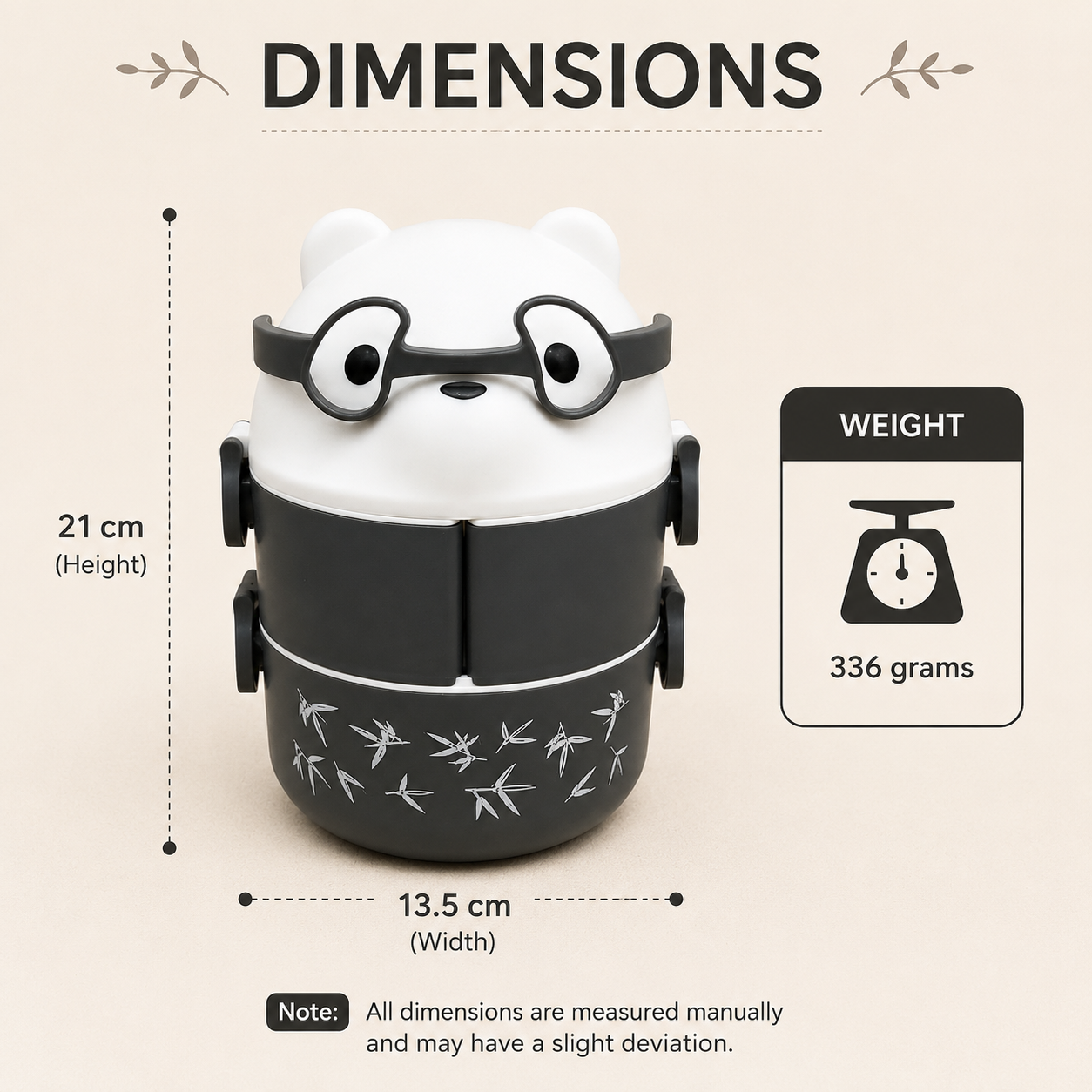 Cute Grey Cat Face Kids Lunch Jar (YM515)