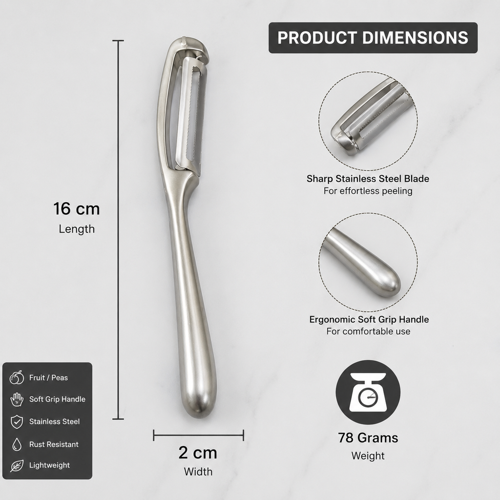 Stainless Steel Kitchen Peeler (YM1491)